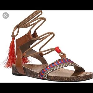 Sam Edelman wrap tassel sandal